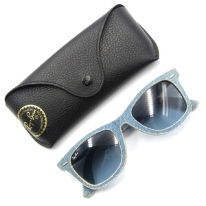 Ray-Ban レイバン サングラス RB2140-F DENIM WAYFARER デニムウェイファーラー イタリア製 1164/4M ジーンズアズール 61001033