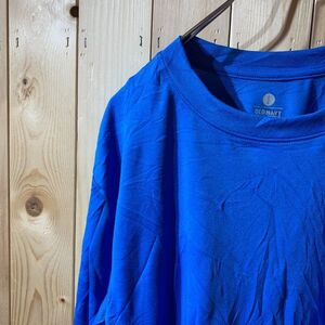 【KY447】OLD NAVY 長袖Tシャツ ブルー メンズ L ポス