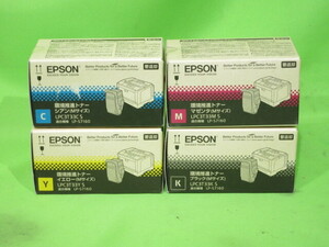 [A20831] ★送料無料 EPSON 環境推進トナー LPC3T33 (Mサイズ) C/M/Y/K S ★4色セット ◆ LP-S7160 等用 大容量 未開封