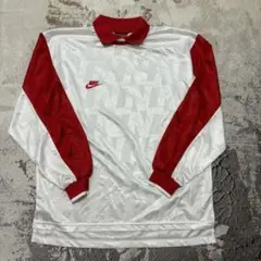 【レア】 90s NIKE サッカーウェア ゲームシャツ フットボール XL