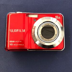 《S-42》 ★1円スタート★稼働品 FUJIFILM 富士フィルム FINEPIX AX660 コンパクトデジタルカメラ 単三電池 レッド 赤 