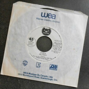 TODD RUNDGREN (UTOPIA) One World カナダ盤シングルPR 1982