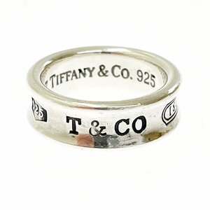 【1円スタート】TIFFANY & Co. ティファニー シルバー 1837 ナロー 7.4g 925刻印 指輪 リング 275789