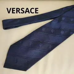 ネクタイ ヴェルサーチ リクルート 紺色 スーツ VERSACE