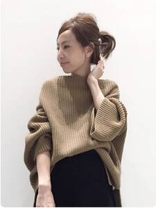 アパルトモン　ドゥーズィエムクラス Deuxieme classe　B/N アゼ KNIT　オーバーサイズ　カシミヤ　ウール　ニット　未使用