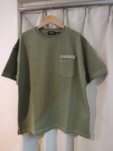 X-LARGE XLARGE エクストララージ HEAVY WEIGHT PIGMENT S/S POCKET TEE オリーブ L 人気商品 送料￥230～　