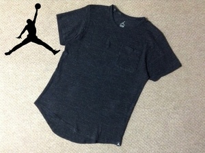 ★中古★ナイキ AJ AIR JORDAN 23 TRUE ショートスリーブ 半袖Tシャツ グレー 濃灰 メンズ Sサイズ ジョーダン バスケ NBA NIKE 849145-010