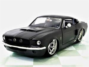 ■JADA TOYS 1/24 1967 SHELBY GT500 MATTE BLACK■GT-500 シェルビー エレノア 52