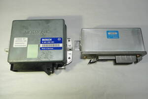 即決！BMW E30 ３２５iＸ専用 純正品 MOTRONIC BOSCH ECU CPU ＆ ABS コントロールユニット　希少品！