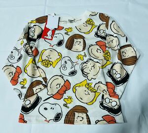 ◎★7122*激安sale!!新品 こども服 　長袖Tシャツsize130　1枚★PEANUTS.スヌーピー