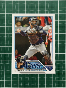 ★TOPPS MLB 2023 UPDATE #US94 CHRISTIAN BETHANCOURT［TAMPA BAY RAYS］ベースカード「BASE」★