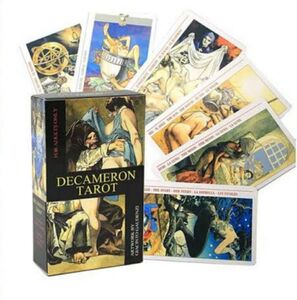 【新品】タロットカード　デカメロンタロット　DECAMERON TAROT 占い　シュリンク　箱付き　BOX ポケットサイズ