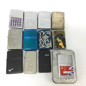 EE55□【12点セット】ZIPPO ジッポ オイルライター / マイルドセブン ビートルズ スリム 他 / まとめ 喫煙グッズ 状態不明 ジャンク品