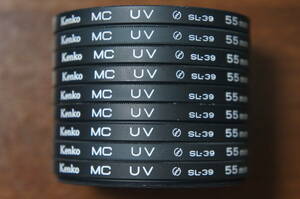 [55mm] Kenko MC UV SL-39 UVカットフィルター 180円/枚