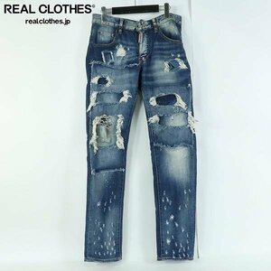 DSQUARED2/ディースクエアード KENNY TWIST JEAN クラッシュ加工 デニムパンツ S74LA0640 S30144 /44 /060