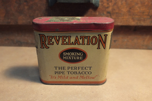 [ヴィンテージ缶] TIN フィリッスープモリス ブリキ缶 Vintage Revelation Tobacco Philip Morris Tin Can