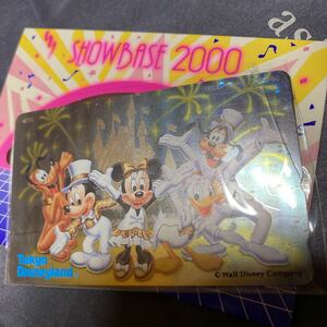 *東京ディズニーランド きらきら ミッキー ドナルド テレホンカード 50度数*