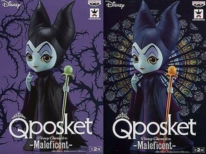 全2種セット【AB マレフィセント】ディズニーキャラクターズ Q posket Qposket フィギュア Maleficent 眠れる森の美女 魔女 妖精 未開封 NE