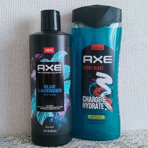 AXE　アックス　ボディーソープ　ボディーウォッシュ　海外製！【新製品ブルーラベンダー】【スポーツブラスト】2種セット