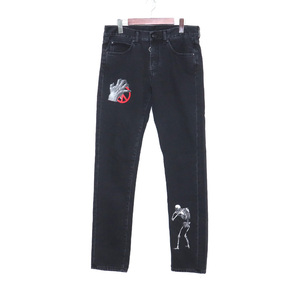 未使用 OFF-WHITE × UNDERCOVER Slim 5 Pocket Denim Pants サイズ31 ブラック オフホワイト アンダーカバー スリム5ポケットデニムパンツ