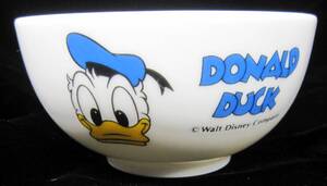 【レトロ】 ディズニー ドナルド　ドナルドダック　お茶碗 三郷陶器 Sango　 Walt Disney Company DONALD DUCK MIDE IN JAPAN