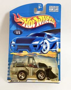 Hot Wheels 2001 Mainline Release #123 Wheel Loader Dark Blue & Gray w/ ORSBs 未開封品