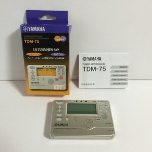 V814　YAMAHA　ヤマハ　チューナー　メトロノーム　TDM-75　【メ便】