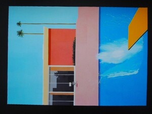 A4 額付き ポスター デイヴィッドホックニー 大きな水しぶき David Hockney 1967 A Bigger Splash プール 額装 フォトフレーム 