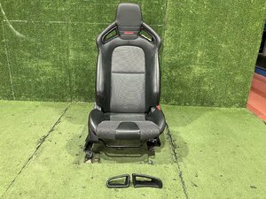 Y管理75832 H22 RX-8 タイプRS SE3P 後期】現状品★ハーフレザー マツダ純正 RECARO 運転席 ドライバー シート セミバケット ★