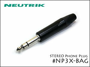 ●Neutrik ノイトリック モノラル・フォンプラグ NP3X-BAG