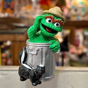 1990年代 Sesame Street Applause PVC Figure OSCAR THE GROUCH セサミストリート アプローズ フィギュア オスカー フィギュア アメトイ