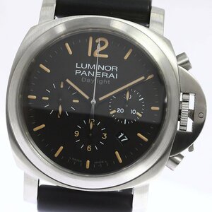 パネライ PANERAI PAM00356 ルミノール デイライト クロノグラフ 自動巻き メンズ 良品 保証書付き_753446