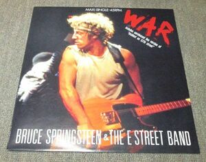 輸入盤12” SINGLE(HOLLAND)：BRUCE SPRINGSTEEN/WAR/MERRY CHRISTMAS BABY/INCIDENT ON 57TH STREET(LIVE)/CBS 650193 6/オランダ盤