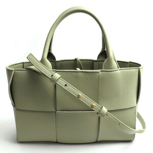 BOTTEGAVENETA ボッテガヴェネタ ミニ アルコ トート 2Wayショルダーバッグ トラバーチン 709337VCQC22916 レディース 中古 美品