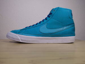 ◇ NIKE ナイキ BLAZER MID ブレザー ミッド【371761-300】◇ 27.5cm スニーカー ターコイズブルー