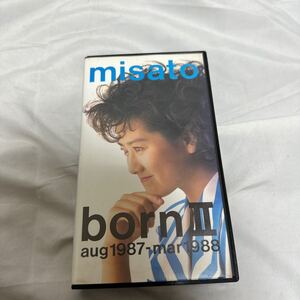 VHS『misato bornⅡ aug 1987-mar 1988』渡辺美里