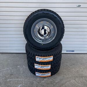 《ネオキャロ》 145/80R12 80/78N TOYO オープンカントリーR/T ハイゼットエブリィキャリィN-VAN軽バン軽トラ　4本セット　グレー