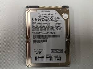 中古品 HITACHI hdd ide 44pin 70GB 2.5インチ 使用済み