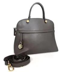 【美品】FURLA フルラ　パイパー　ハンドバッグ　ショルダーバッグ　2way