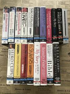 松田聖子ビデオ　VHS ライブ　コンサート