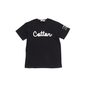 新品　THE SHOP TK 　CottonロゴTシャツ 　ブラック 　140cm 　定価1089円