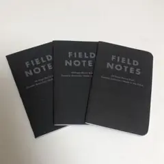 FIELD NOTES 黒　3冊