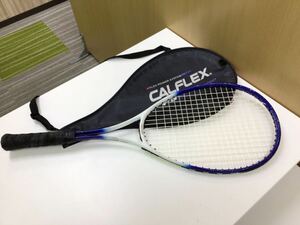 【14052】ソフトテニスラケット　カルフレックス　記名あり　CALFLEX　テニス　ラケット