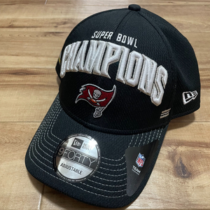 限定モデル NFL スーパーボウル NEWERA ニューエラ 9Forty タンパベイ バッカニアーズ Buccaneers 公式 USA正規品 キャップ サイズ調節可能