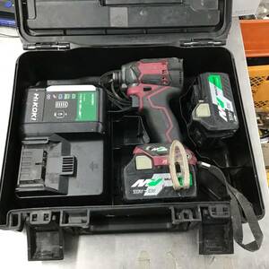 【中古品】★ハイコーキ(HIKOKI ※旧:日立工機) コードレスインパクトドライバー WH36DC(2XPR)★送料無料★