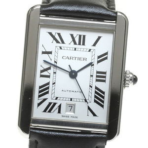 カルティエ CARTIER W5200027 タンクソロXL デイト 自動巻き メンズ _842492