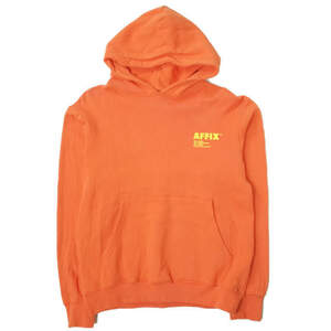 AFFIX アフィックス Basic Hoodie ベーシックフーディー XS Orange スウェット プルオーバー パーカー KIKO KOSTADINOV トップス g6794