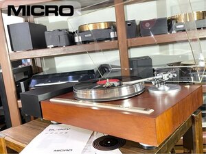 レコードプレーヤー MICRO BL-99VW RP-99V WE-407/TM 搭載モデル 吸着式 輸送ネジ等付属 当社整備/調整済品 Audio Station