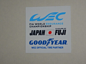 ★WEC JAPAN FUJI 2024 GOOD YEAR ミニステッカー　未使用　★