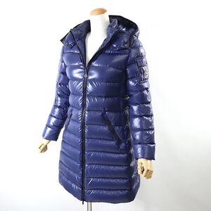 3-DI011 モンクレール MONCLER MOKA ダウンコート ネイビーブルー 152cm S相当 正規品 レディース